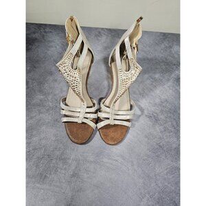 Torta Caliente Strappy Wedge Heel Sandals Women Size 11M